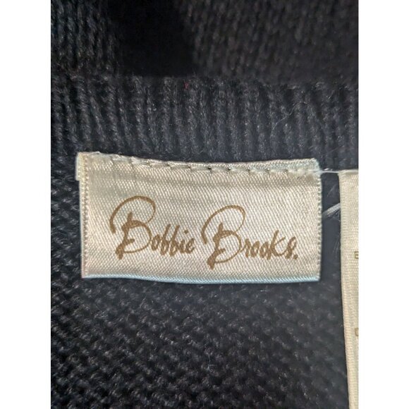 VTG Bobbie Brooks Winter Theme Sweater Vest Cardinals Embroidery & Beaded SZ XL - Picture 9 of 12